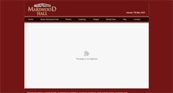 Desktop Screenshot of marswoodhall.org